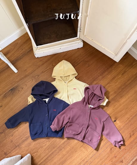 2[予約]jujua waffle hooded jacket