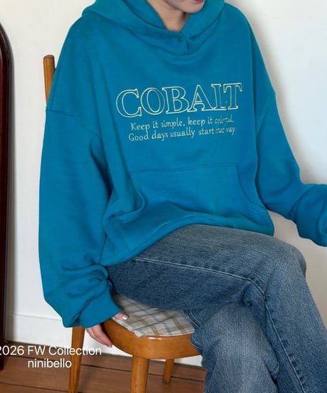 24[予約]ninibello cobalt hoodie(adult)