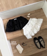 24[予約]second moment fondue tiered skirt