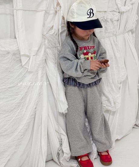 31[予約]poisson check frill pants