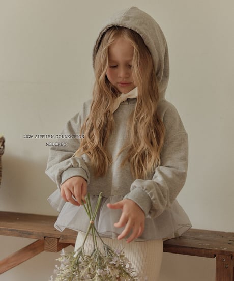 20[予約]melikey chacha frill hoodie