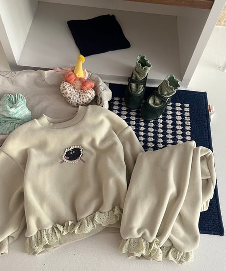 27[予約]aiai lime fleece two-piece set