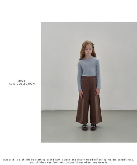 17[予約]ROSETTE more pants
