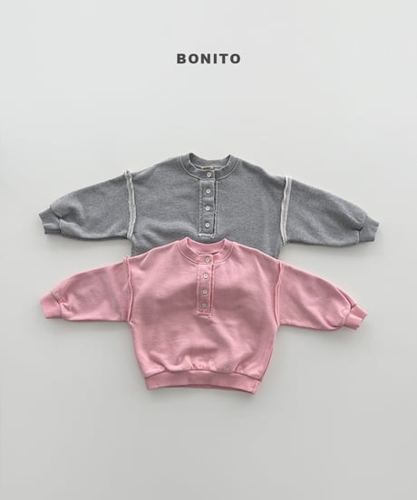 34[予約]bonito raw edge henley mtm