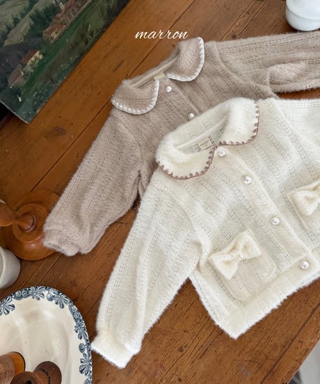 7[予約]marron chloe cardigan(XS-L)