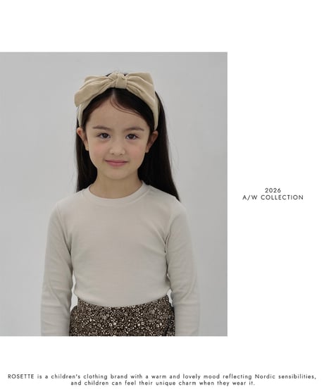 39[予約]ROSETTE rollin hairband