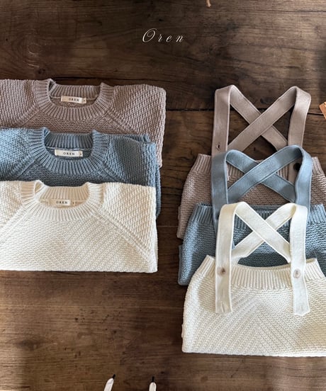 63[予約]OREN loen knit set