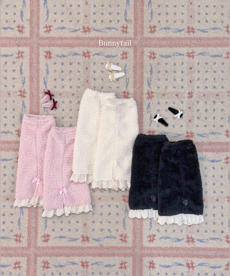 12[予約]bunnytail bunny lace warmer