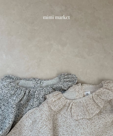 38[予約]mimi market pleated collar blanc