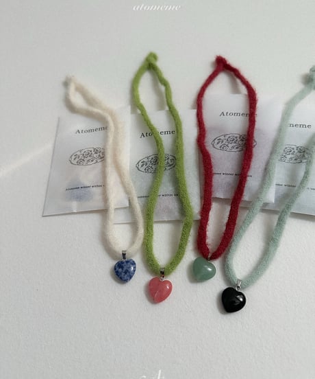 49[予約]atomeme love stone necklace