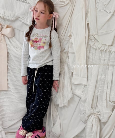 23[予約]poisson ribbon pants