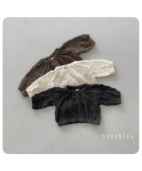 13[予約]nunubiel bebe crack blouse