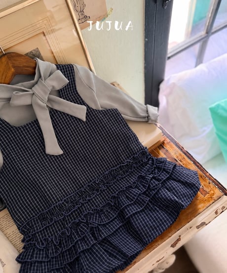 12[予約]jujua tie ribbon t-shirt
