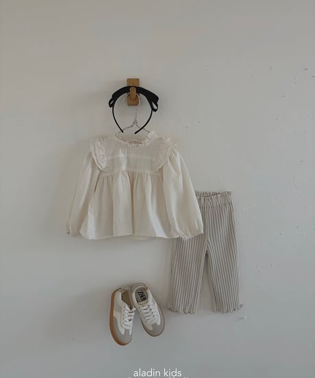 4[予約]aladin mood rib pants