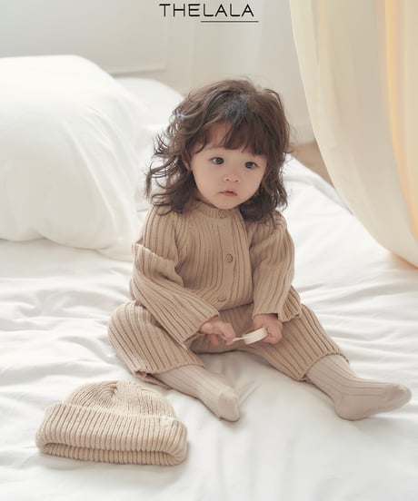 17[予約]thelala open knit suit