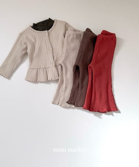 28[予約]mimi market rib play leggigs
