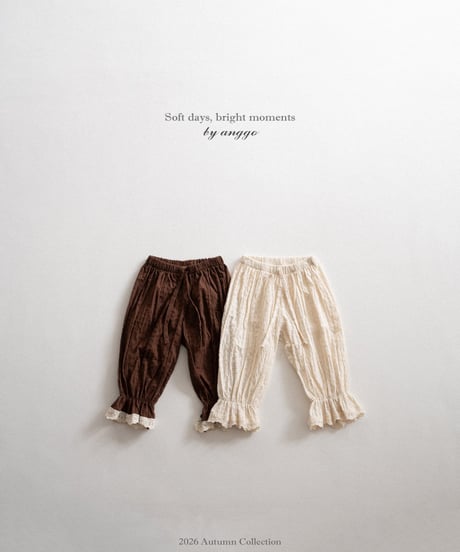 15[予約]anggo crepe pants