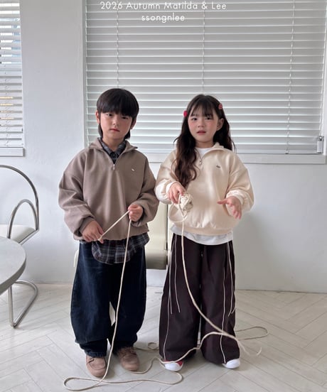 64[予約]matilda&lee side double stripe pants