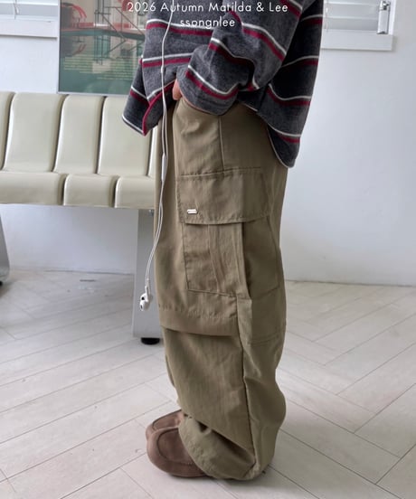 63[予約]matilda&lee cargo pocket pants