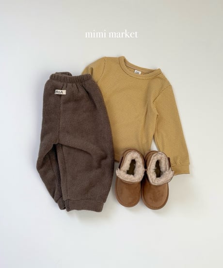 41[予約]mimi market egg pintuck jogger