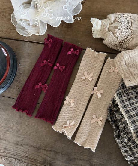 72[予約]marron ribbon warmer