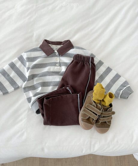 34[予約]digreen striped collar mtm