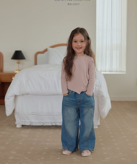 47[予約]melikey wide denim pants