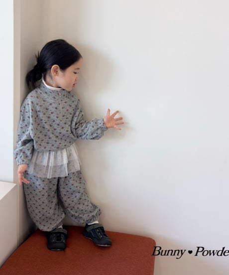64[予約]bunny powder tutu layered skirt