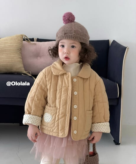 8[予約]ololala fluffy muscat padded jumper