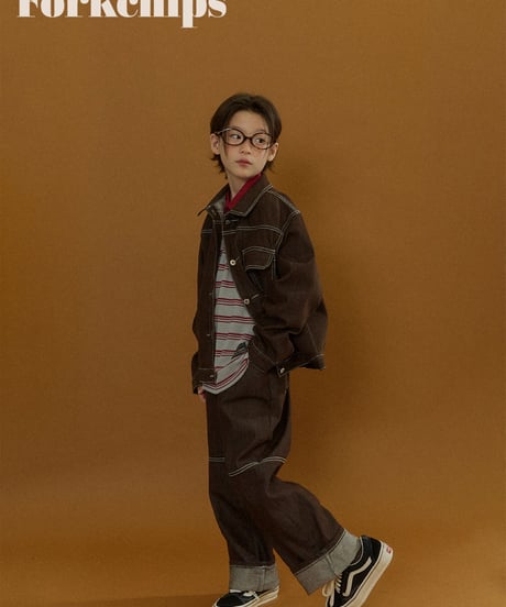 2[予約]FORKCHIPS union denim jacket