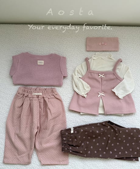 25[予約]Aosta love pants