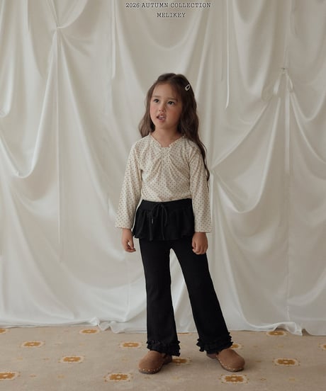 39[予約]melikey vest frill bootcut