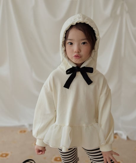 20[予約]melikey chacha frill hoodie