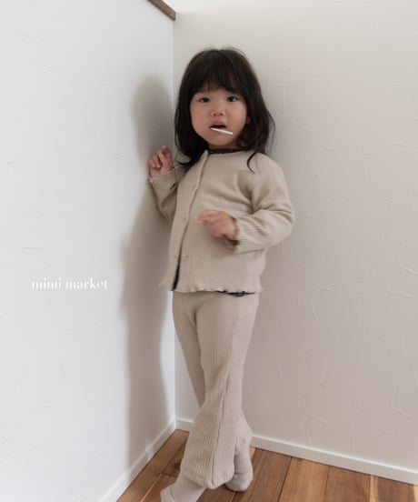 36[予約]mimi market liz rib cardigan