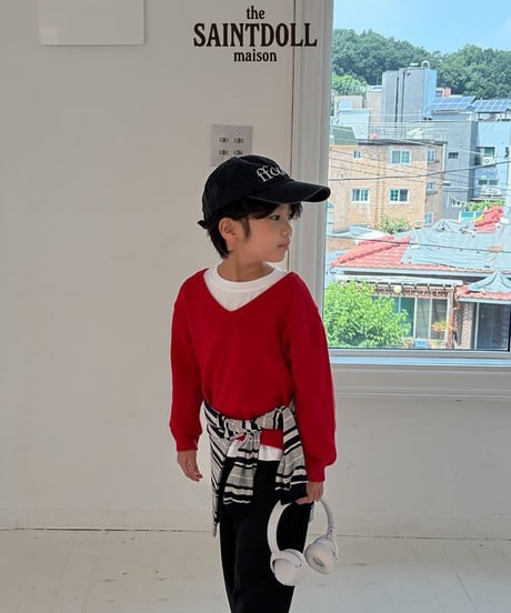 38[予約]saintdoll v neck knit