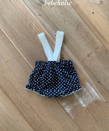 36[予約]bebeholic leaf suspender bloomers