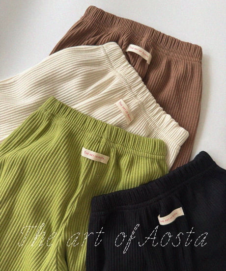 32[予約]Aosta butter pants