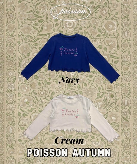 16[予約]poisson petit cherry t-shirt
