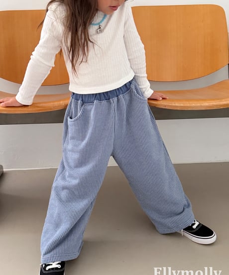 5[予約]ELLYMOLLY matthew wide pants