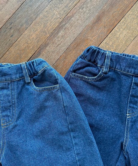22[予約]mon Atelier barrel denim pants