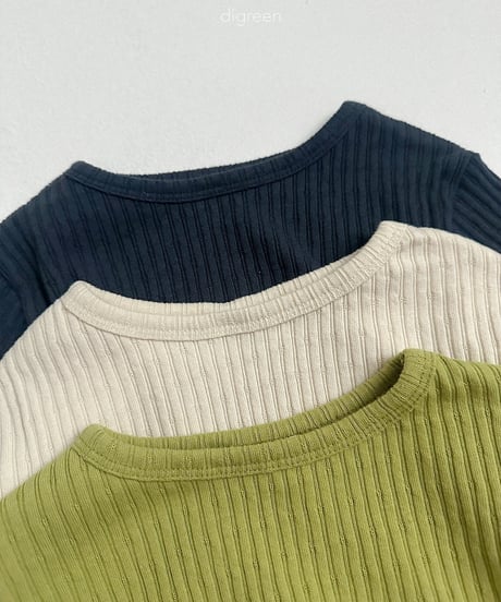 22[予約]digreen bella rib tee
