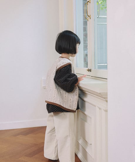 28[予約]onu picture quilted vest