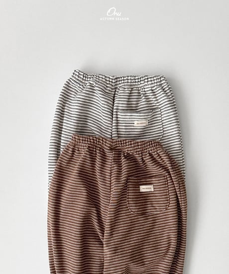 5[予約]onu chubby rib pants