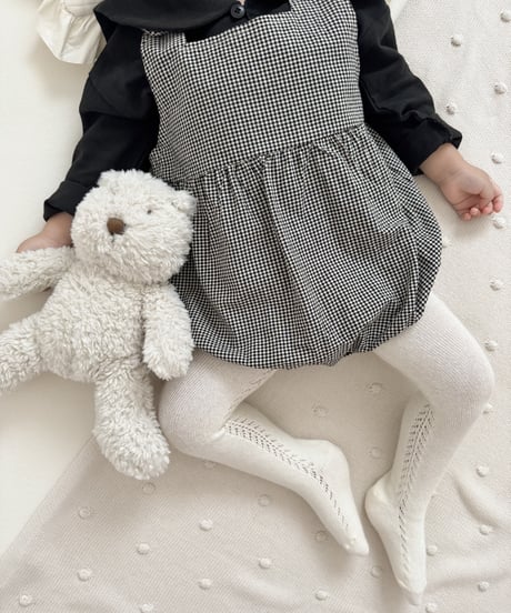 1[予約]mimi market check suspender suit