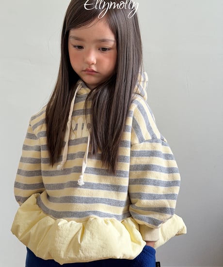 52[予約]ELLYMOLLY bubble mong hoodie mtm