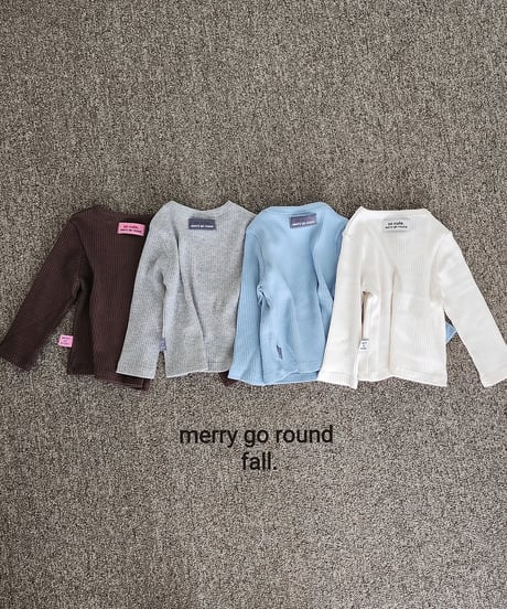 4[予約]merry go round mare rib t-shirt