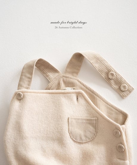 27[予約]anggo shake overall romper