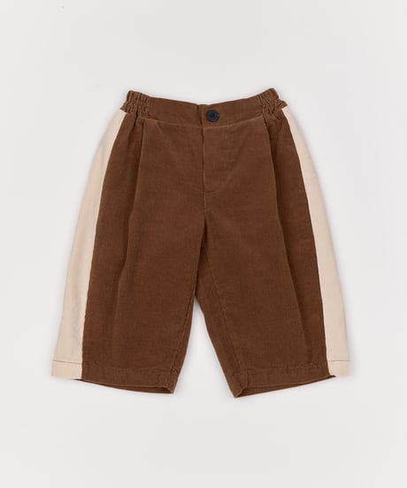 23[予約]送料無料 the beige side seam corduroy pants