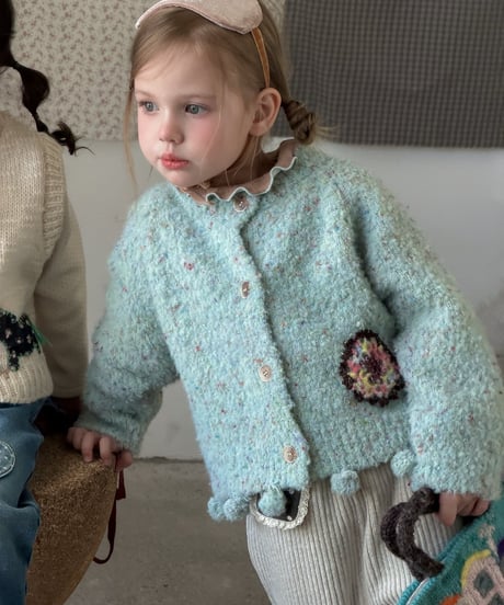69[予約]aiai bubble pastel knit cardigan