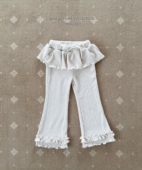 39[予約]melikey vest frill bootcut
